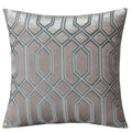 OLIVIA ROCCO Luxe Geo Velvet Cushion Covers – 2 Pack Champagne Geometric