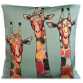 OLIVIA ROCCO Giraffe Waterproof Cushion Covers | 43x43 cm Reversible