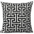OLIVIA ROCCO Milano Black Waterproof Cushion Covers 43x43 cm Outdoor Indoor