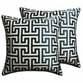 OLIVIA ROCCO Milano Black Scatter Cushion Covers - 2 Pack Soft Throw Pillows