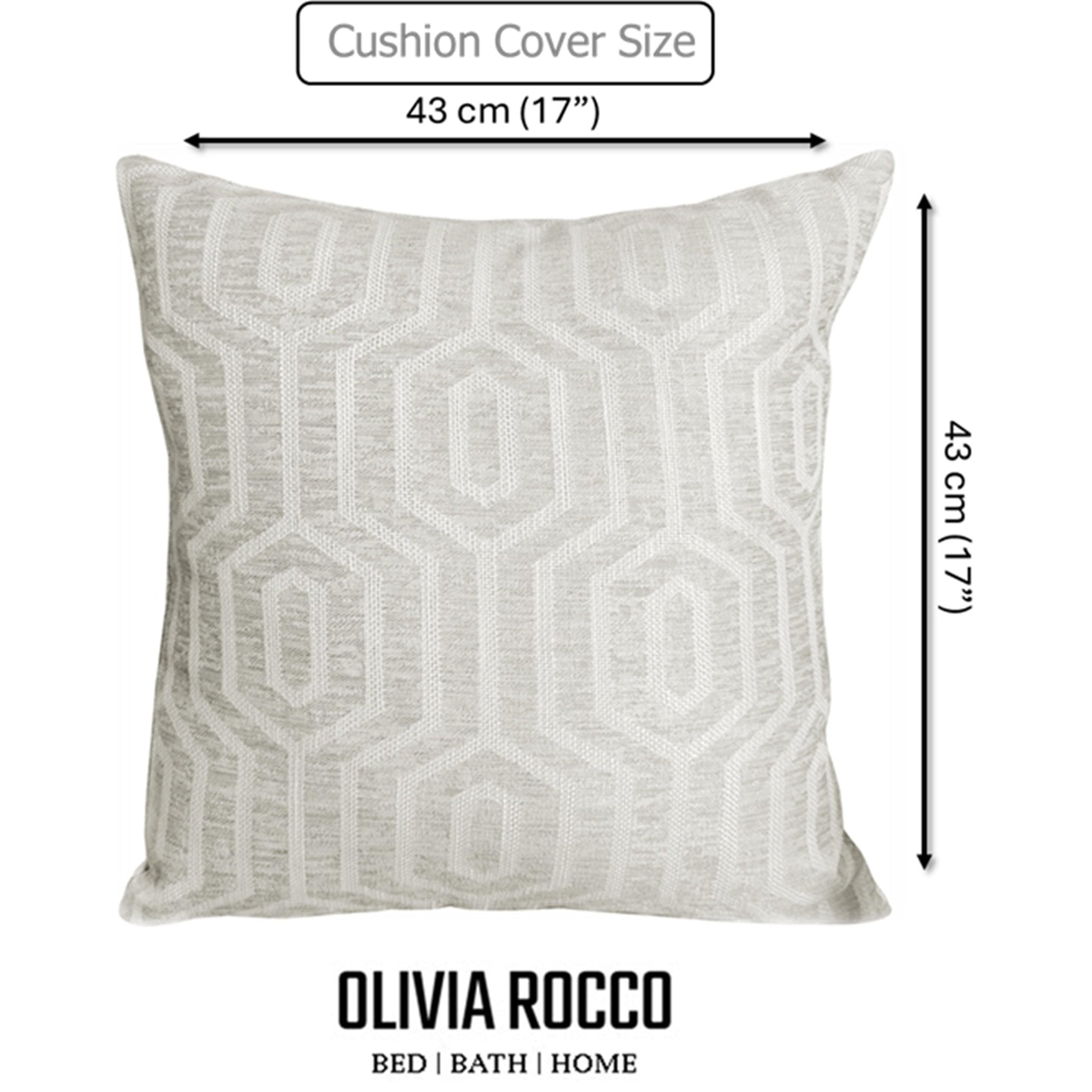 OLIVIA ROCCO Paris Cushion Covers 2 Pack – Natural Square 43x43cm