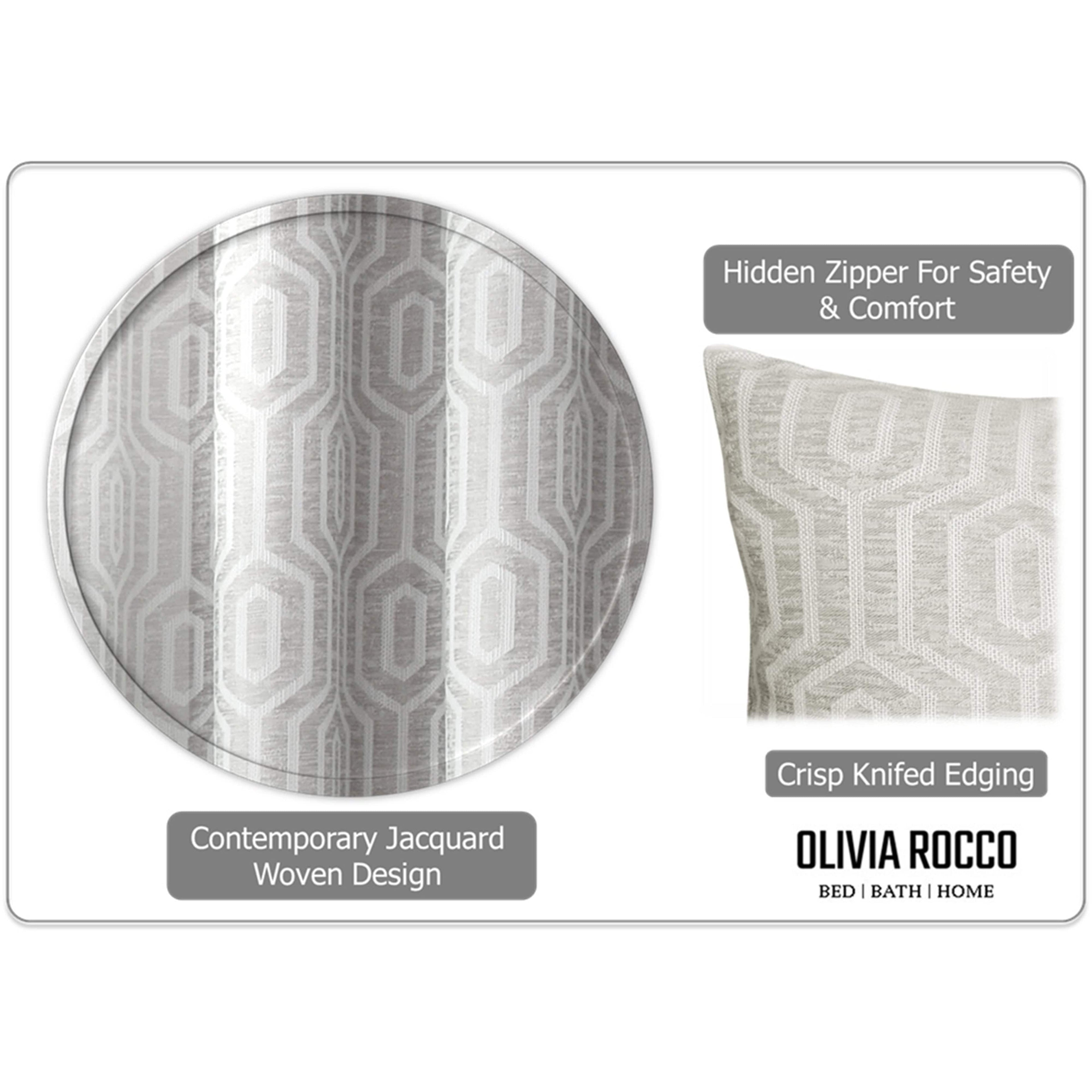 OLIVIA ROCCO Paris Cushion Covers 2 Pack – Natural Square 43x43cm