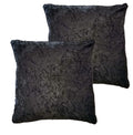OLIVIA ROCCO Crushed Velvet Cushion Covers | 17x17 Inch Pillow Cases Pack of 2