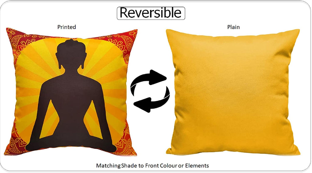 OLIVIA ROCCO Buddha Waterproof Cushion Covers | Reversible 43x43 cm