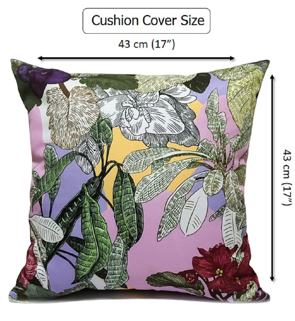 OLIVIA ROCCO Waterproof Cushion Covers | Dhalia Lilac Reversible 43x43cm