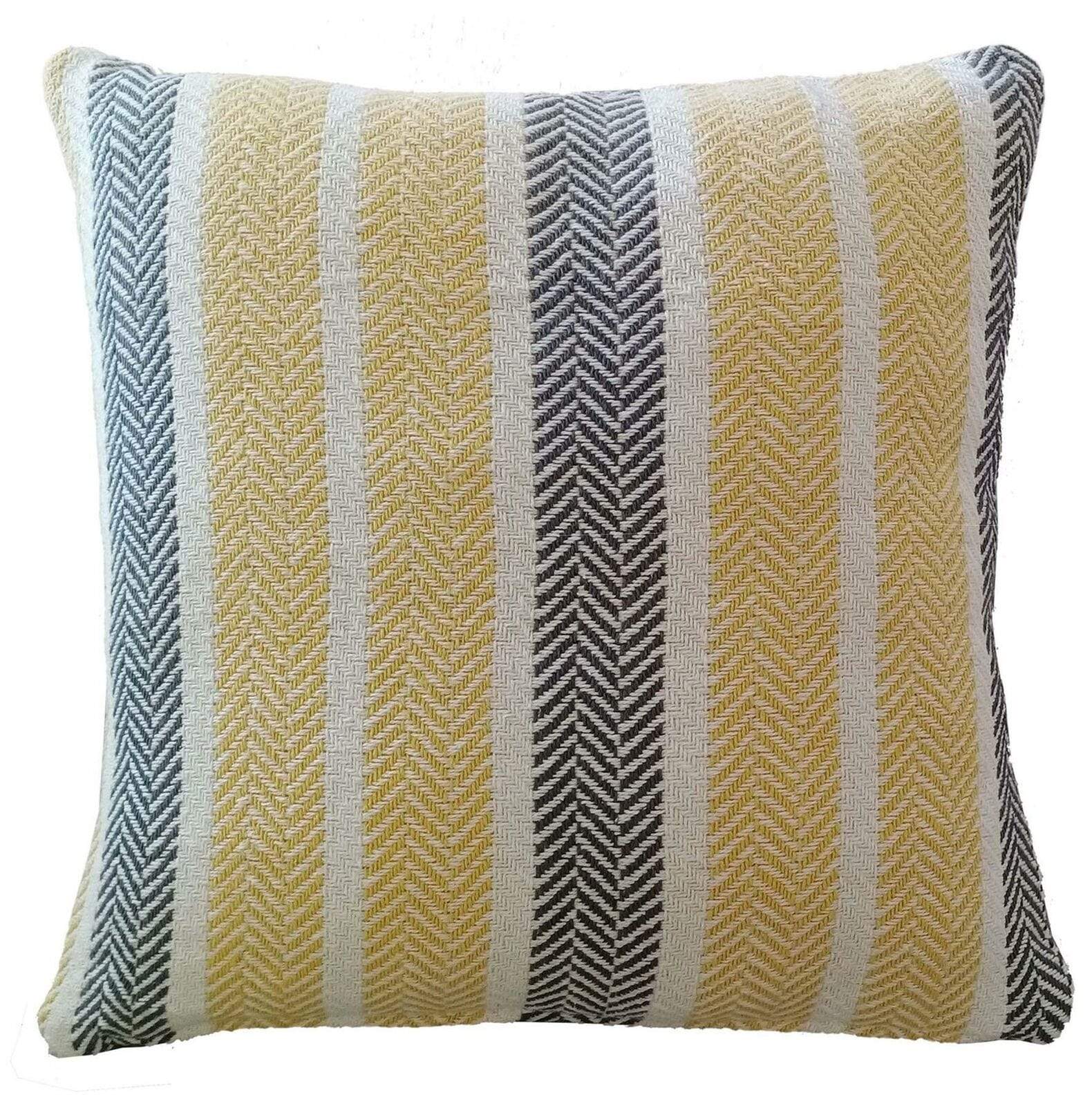 OLIVIA ROCCO Striped Cotton Cushion Covers | Indoor Outdoor Zippered Case
