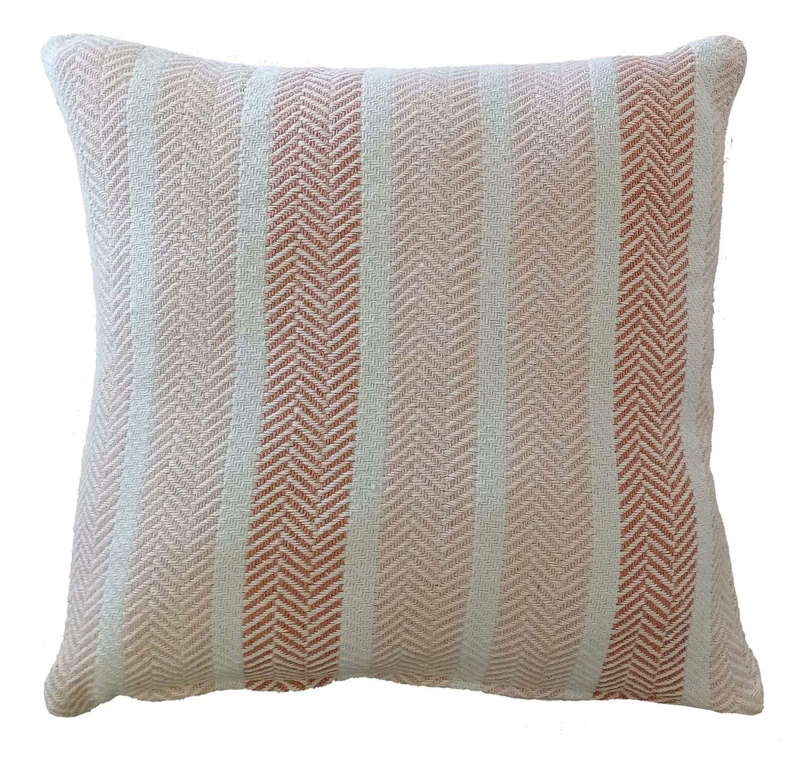 OLIVIA ROCCO Striped Cotton Cushion Covers | Indoor Outdoor Zippered Case