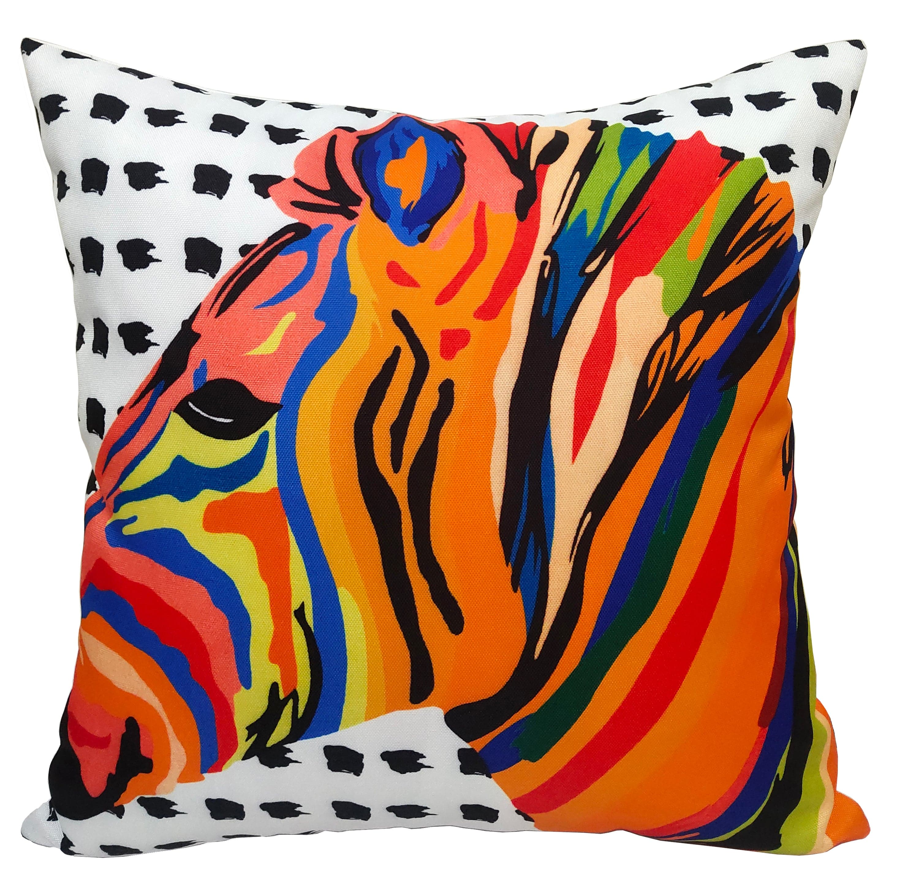 OLIVIA ROCCO Kampala Orange Waterproof Cushion Covers | Reversible 43x43cm