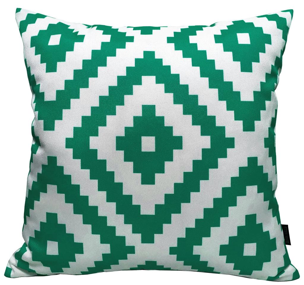 OLIVIA ROCCO Nairobi Lime Green Waterproof Cushion Covers – Reversible 43x43cm