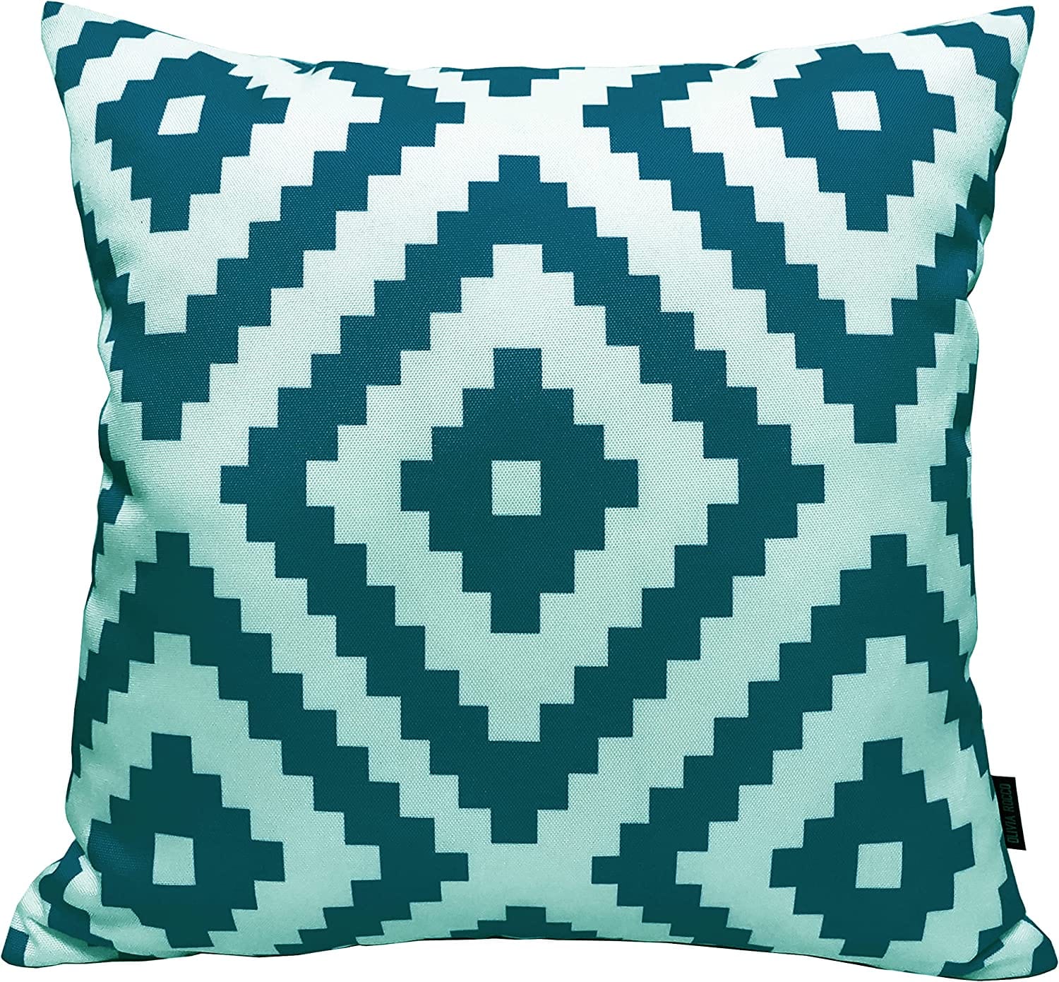 OLIVIA ROCCO Nairobi Teal Waterproof Cushion Covers | Reversible 43x43 cm
