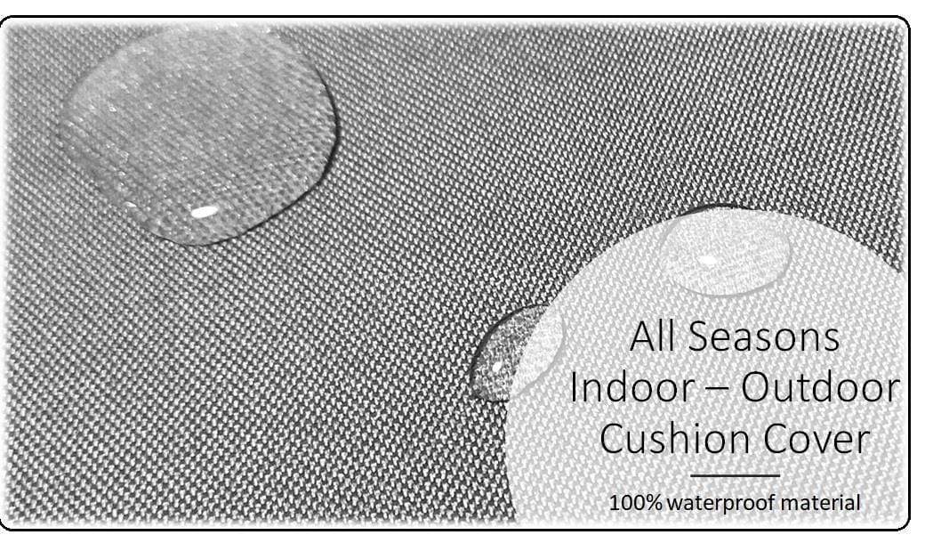 OLIVIA ROCCO Waterproof Outdoor Cushions | Washable Patio Garden Pads