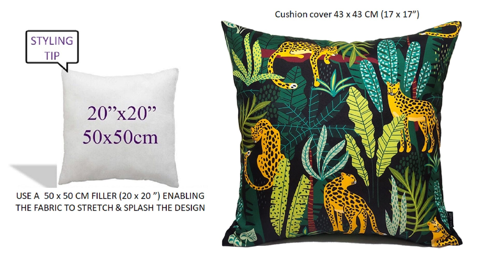 OLIVIA ROCCO Waterproof Outdoor Cushion Covers | 43x43 cm Reversible Patio