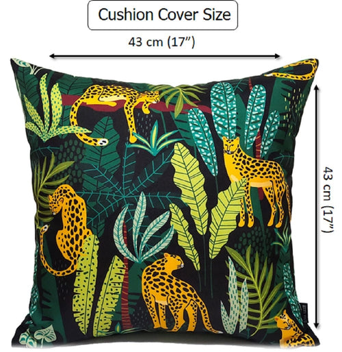 OLIVIA ROCCO Waterproof Outdoor Cushion Covers | 43x43 cm Reversible Patio