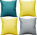OLIVIA ROCCO Waterproof Cushion Covers - Pack of 4 Outdoor 60x60 cm