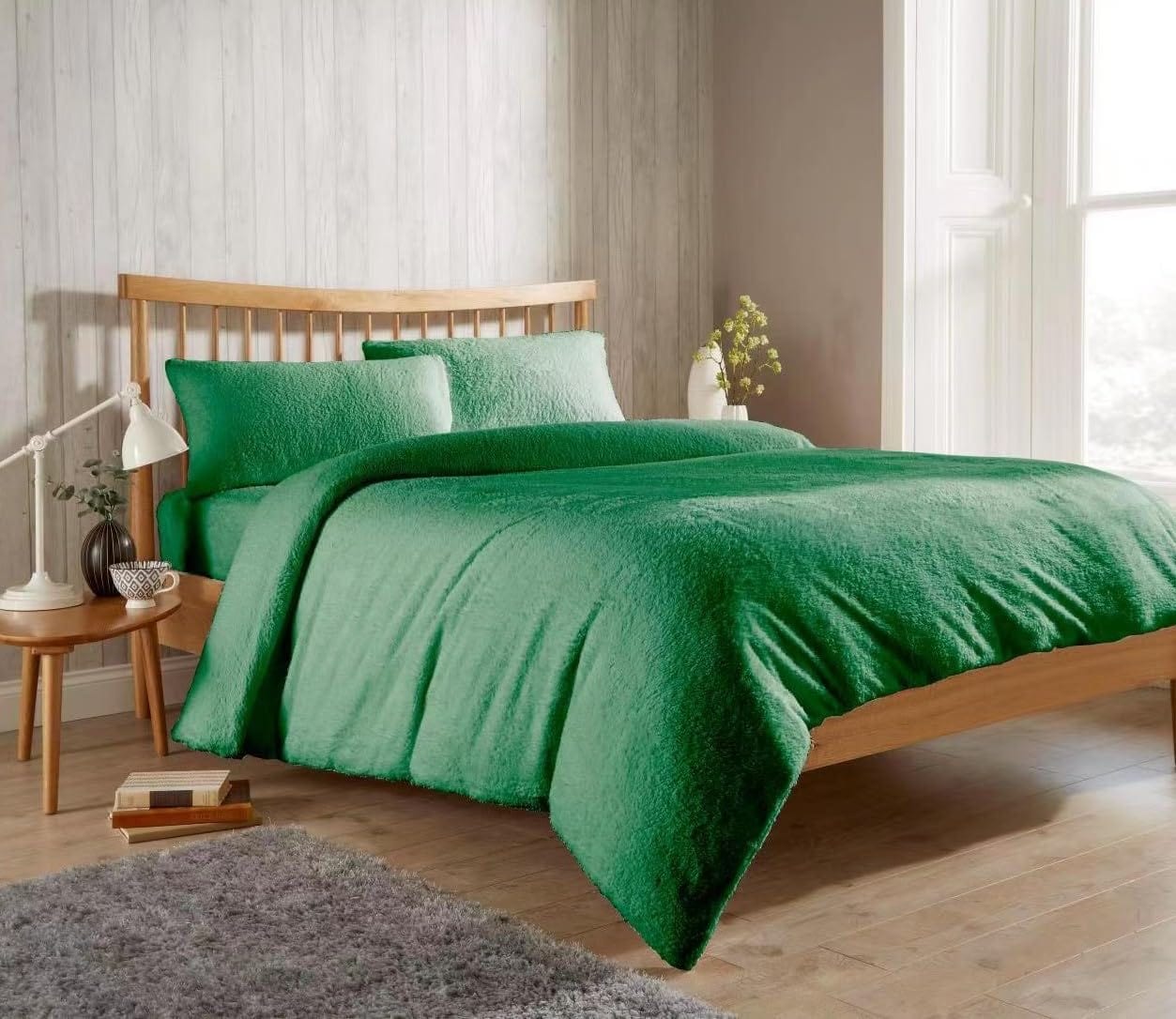 OLIVIA ROCCO Teddy Fleece Duvet Cover Set – Plush Thermal Winter Bedding