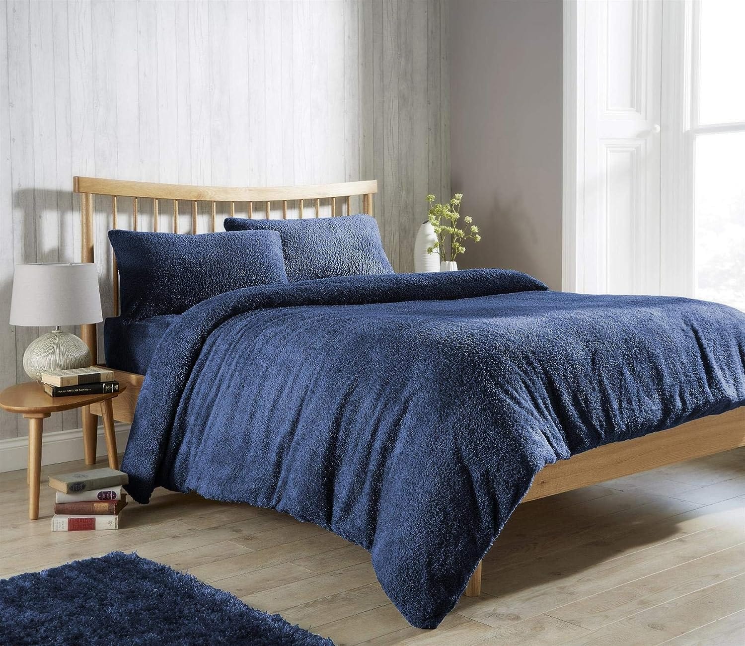 OLIVIA ROCCO Teddy Fleece Duvet Cover Set – Plush Thermal Winter Bedding