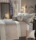OLIVIA ROCCO Zenia Duvet Cover Set – Quilted Trim with Diamante Detail