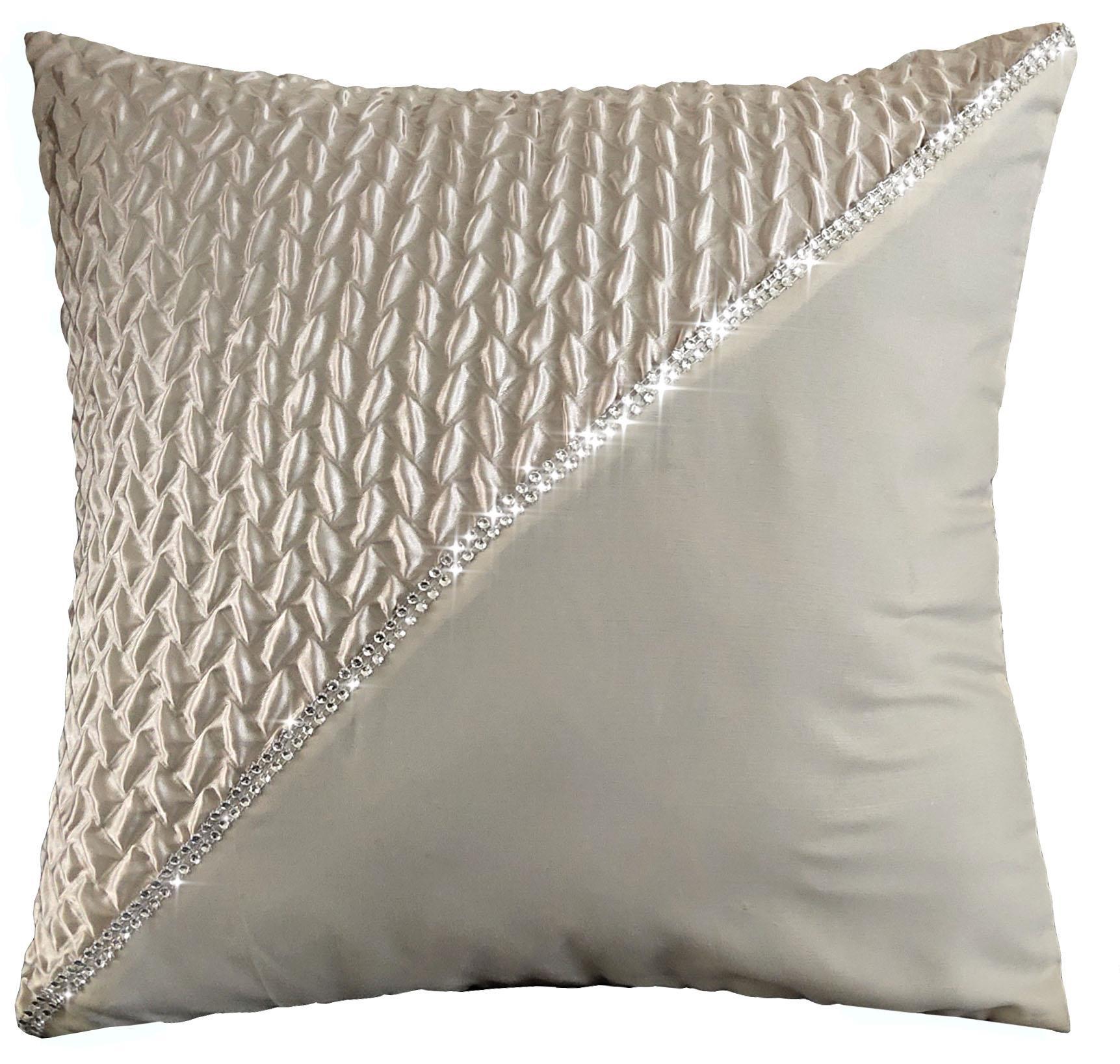 OLIVIA ROCCO Zenia Duvet Cover Set – Quilted Trim with Diamante Detail
