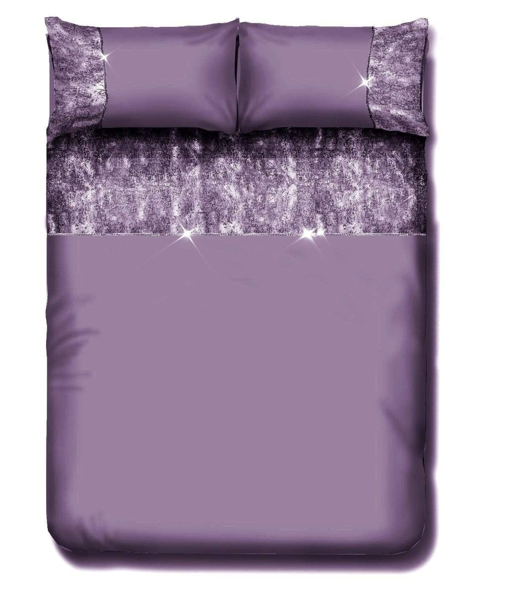 OLIVIA ROCCO Valentina Duvet Set – Crushed Velvet & Diamante Luxury Bedding
