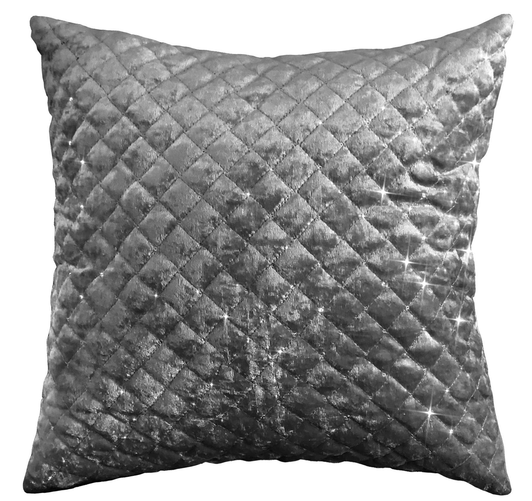 OLIVIA ROCCO Kylie Velvet Duvet Set – Charcoal Gold Diamante Bedding
