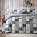 OLIVIA ROCCO Glencoe Check Duvet Cover Set – Reversible Polycotton