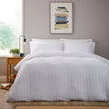 OLIVIA ROCCO Belgravia White Microfibre Duvet Cover Set | Soft Bedding