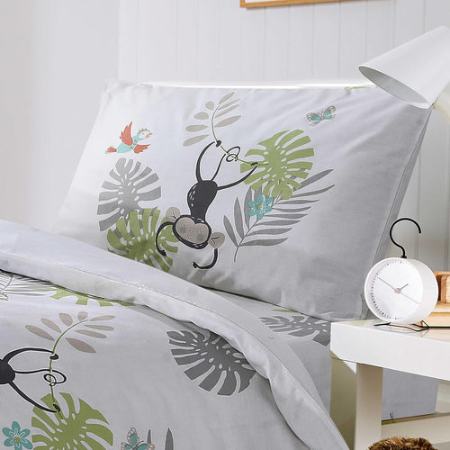 OLIVIA ROCCO Kids Safari Animal Print Duvet Cover Set – Soft Cotton Blend