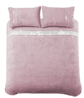OLIVIA ROCCO Teddy Fleece Duvet Set – Diamante Faux Fur Bedding