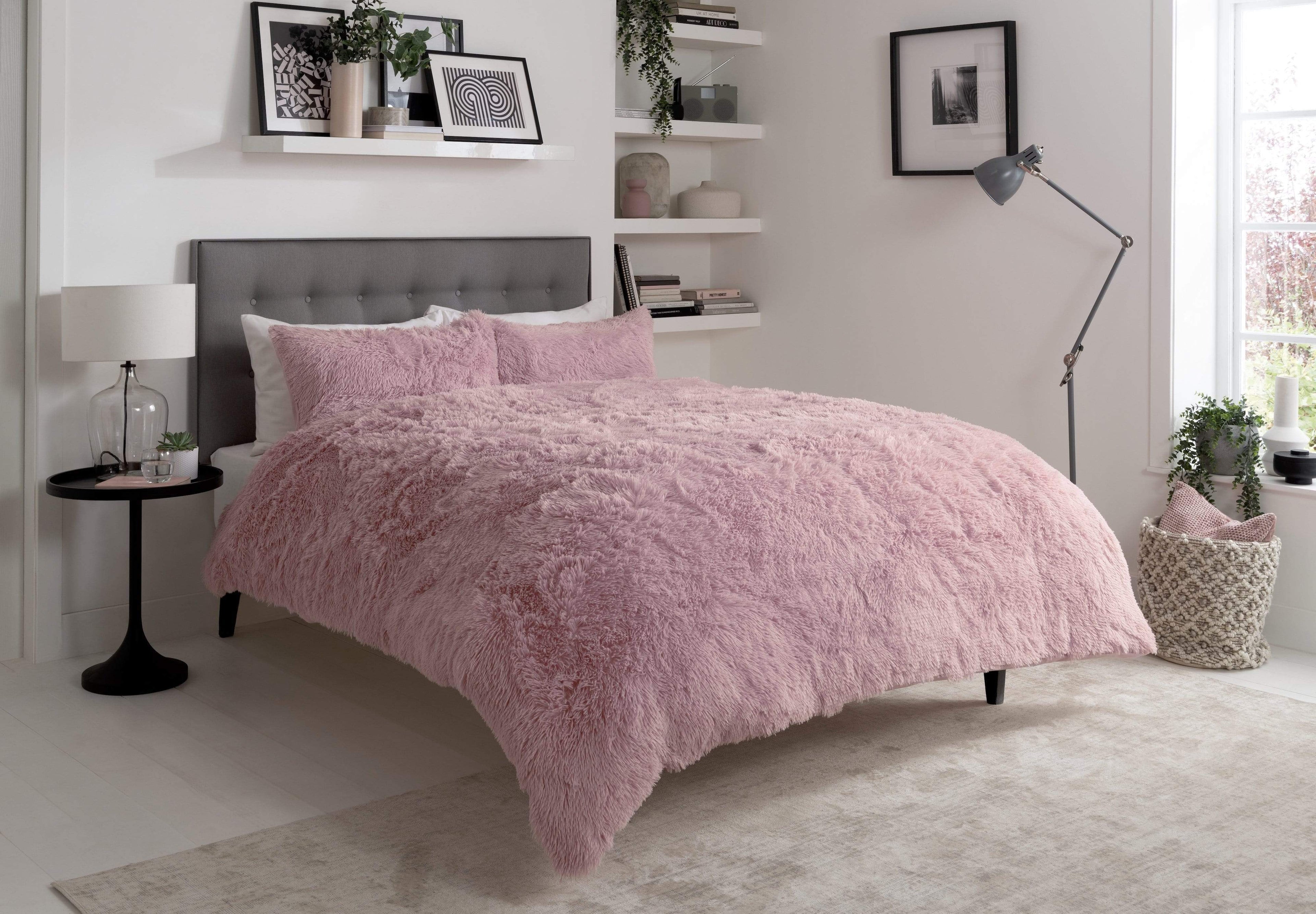 OLIVIA ROCCO Faux Fur Duvet Set – Extra Soft Long Pile Winter Bedding