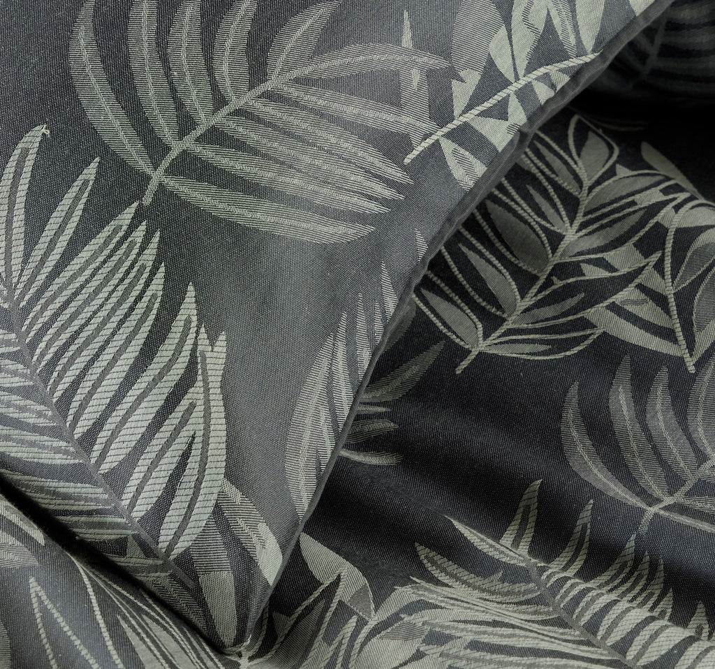 OLIVIA ROCCO Leaf Jacquard Reversible Duvet Cover Set | Cotton Blend