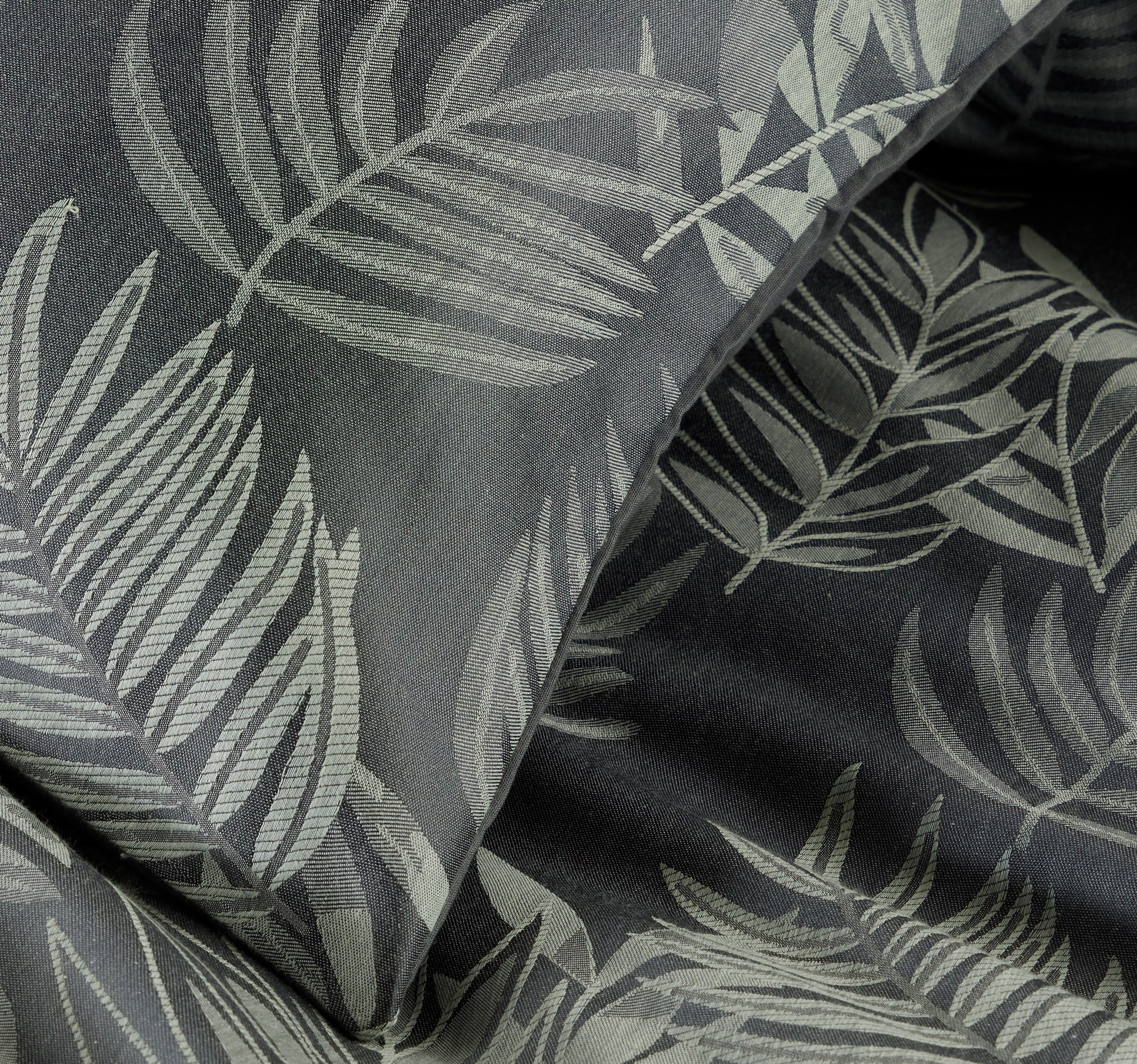 OLIVIA ROCCO Leaf Jacquard Reversible Duvet Cover Set | Cotton Blend