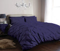 OLIVIA ROCCO Pintuck Duvet Cover Set – Cotton Rich Handmade Pinch Pleats