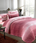 OLIVIA ROCCO Ombre Teddy Fleece Duvet Set – Luxury Diamante Bedding
