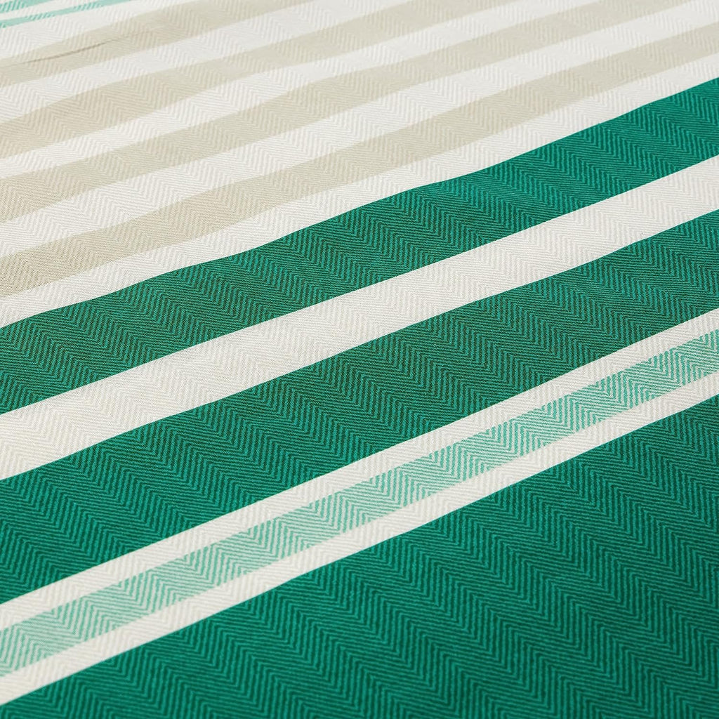 OLIVIA ROCCO Miami Stripes Duvet Cover Set – Reversible Cotton Blend