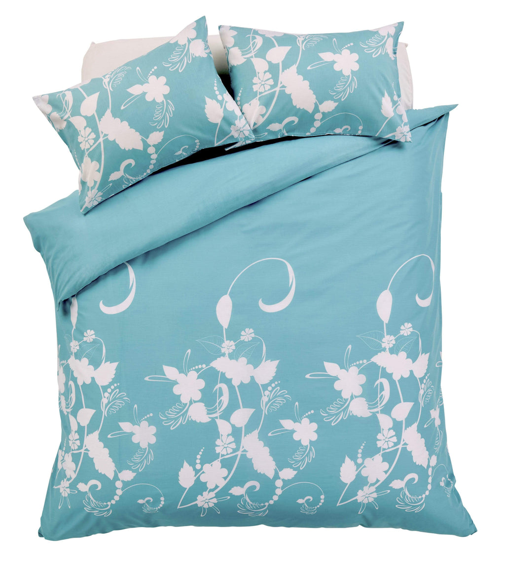 OLIVIA ROCCO Floral Trail Duvet Set | Cotton Rich Botanical Bedding