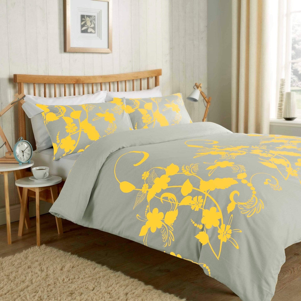 OLIVIA ROCCO Floral Trail Duvet Set | Cotton Rich Botanical Bedding