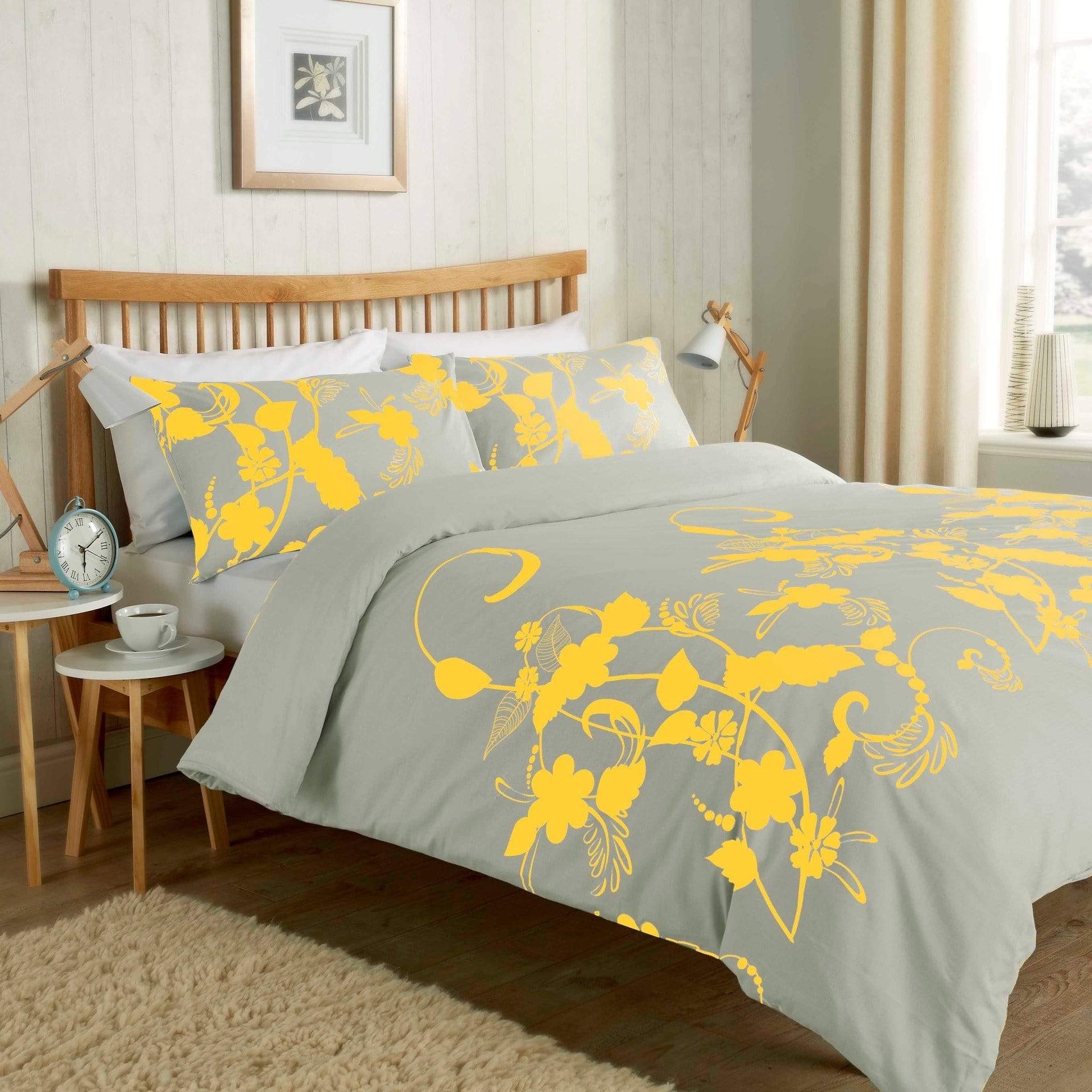 OLIVIA ROCCO Floral Trail Duvet Set | Cotton Rich Botanical Bedding