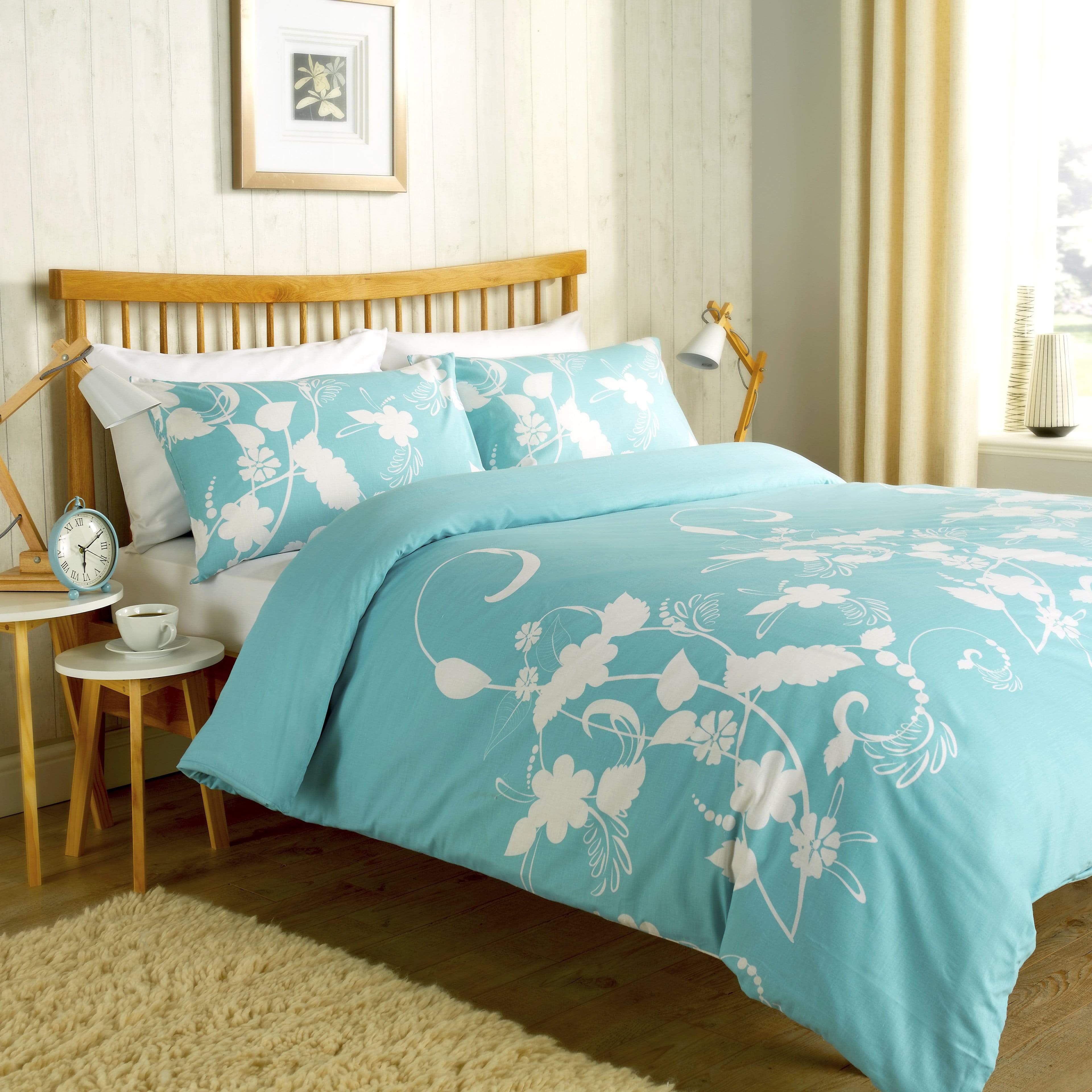 OLIVIA ROCCO Floral Trail Duvet Set | Cotton Rich Botanical Bedding