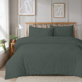 OLIVIA ROCCO Como Tufted Duvet Cover Set | Easy Care Bedding