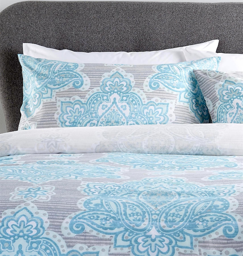 OLIVIA ROCCO Empire Duvet Set | Reversible Cotton Rich Bedding Quilt Cover