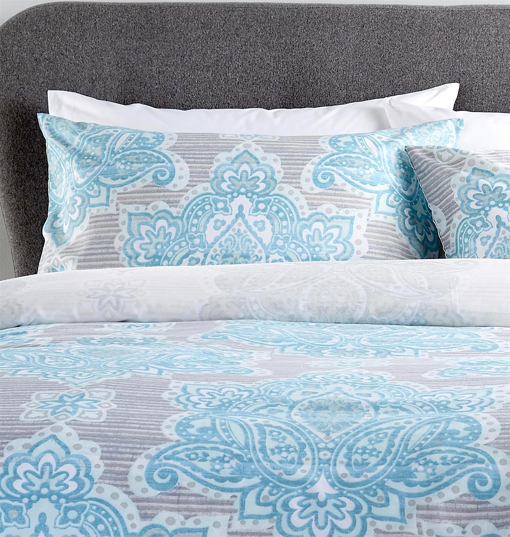 OLIVIA ROCCO Empire Duvet Set | Reversible Cotton Rich Bedding Quilt Cover