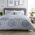 OLIVIA ROCCO Empire Duvet Set | Reversible Cotton Rich Bedding Quilt Cover