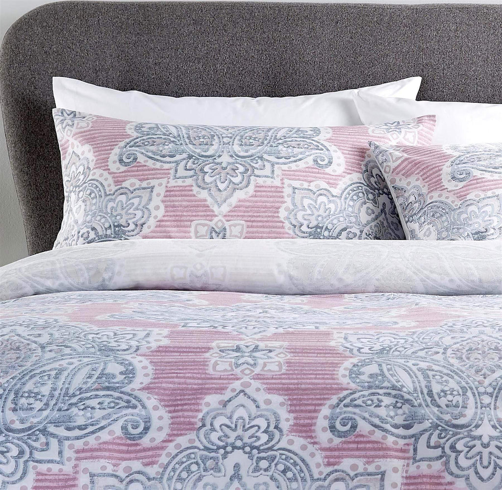 OLIVIA ROCCO Empire Duvet Set | Reversible Cotton Rich Bedding Quilt Cover