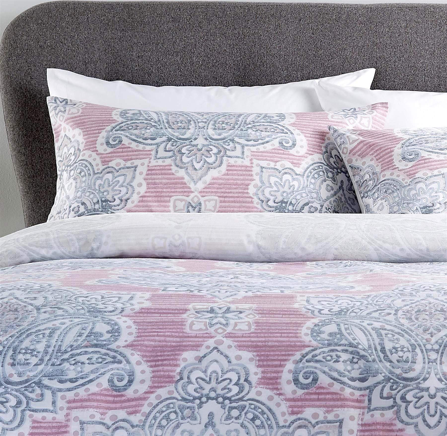 OLIVIA ROCCO Empire Duvet Set | Reversible Cotton Rich Bedding Quilt Cover