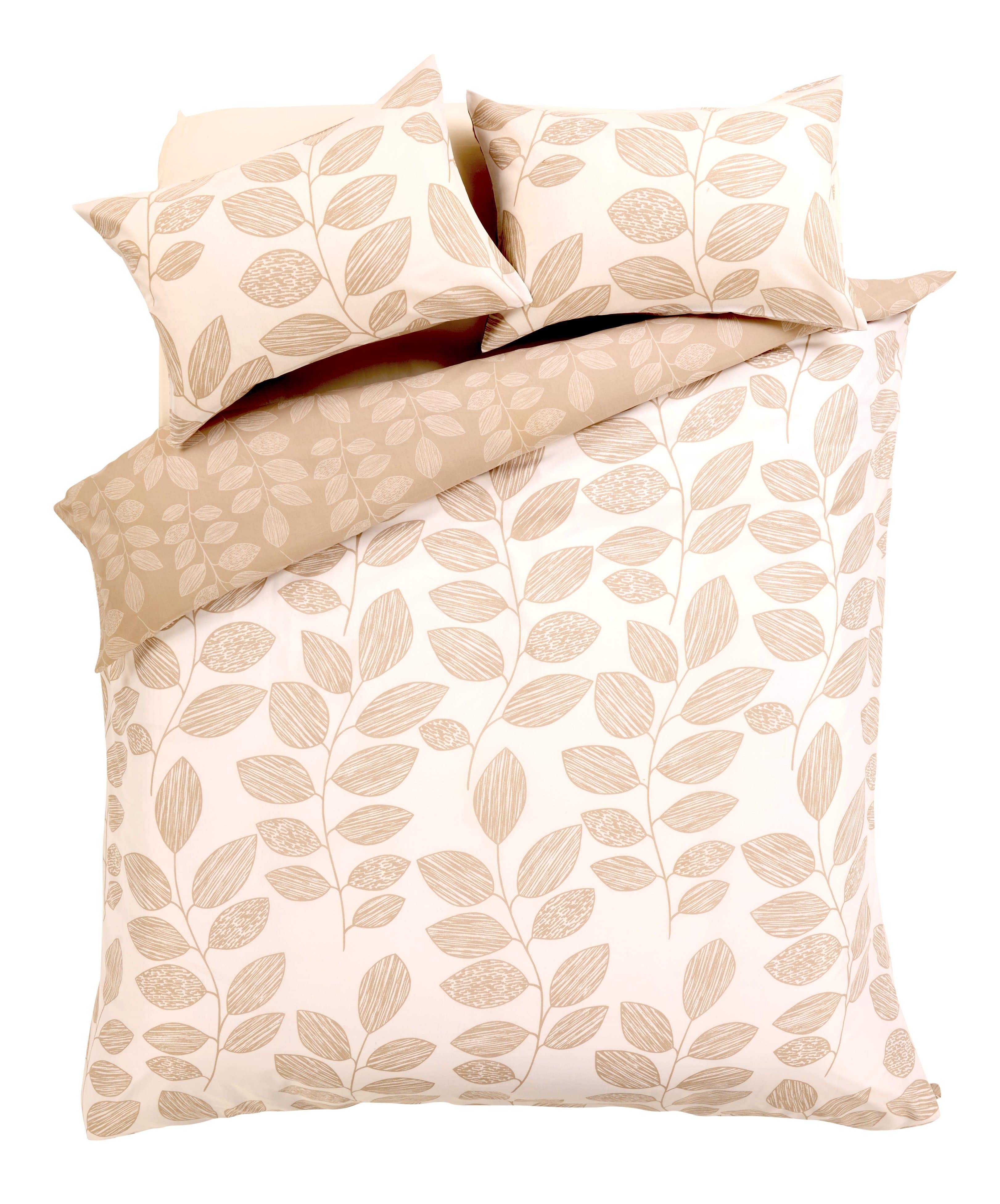 OLIVIA ROCCO Leaves Duvet Cover Set – Cotton Rich Soft Bedding with Pillowcases
