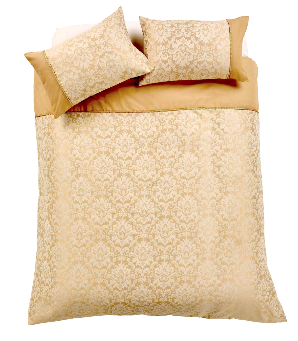 OLIVIA ROCCO Savoy Jacquard Duvet Cover Set – Cotton Rich OEKO-TEX Bedding