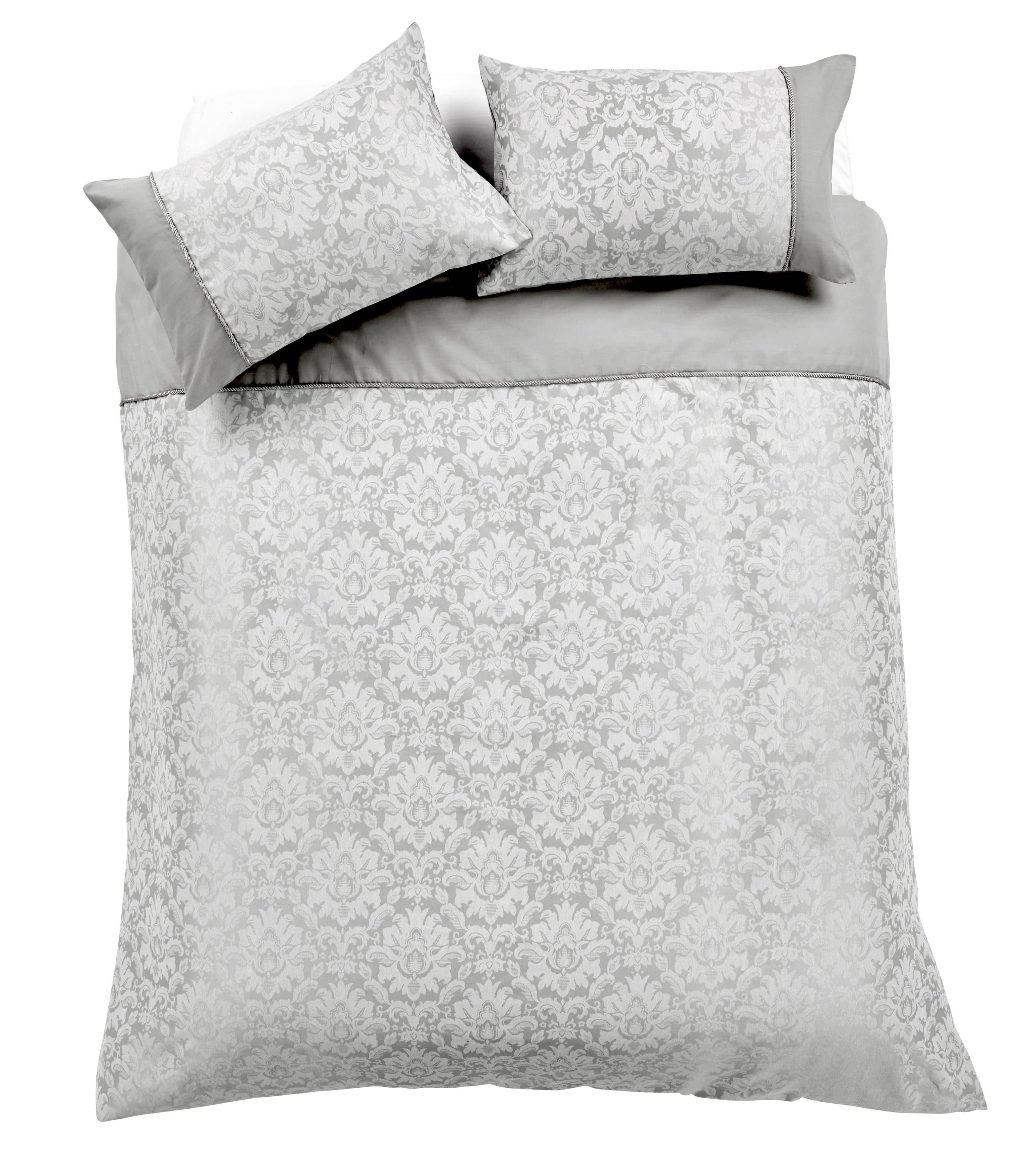OLIVIA ROCCO Savoy Jacquard Duvet Cover Set – Cotton Rich OEKO-TEX Bedding