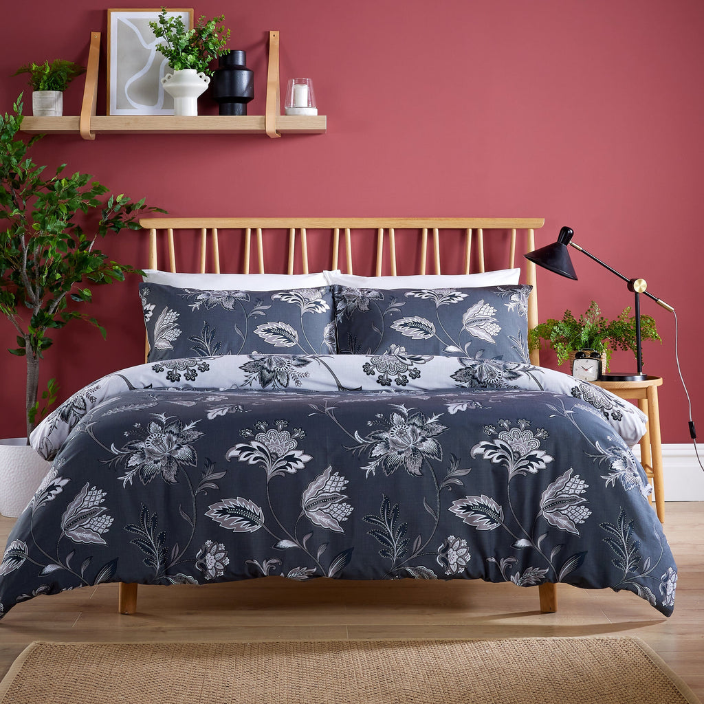 Olivia Rocco Shimla Duvet Cover Set – Reversible Easy Care Bedding