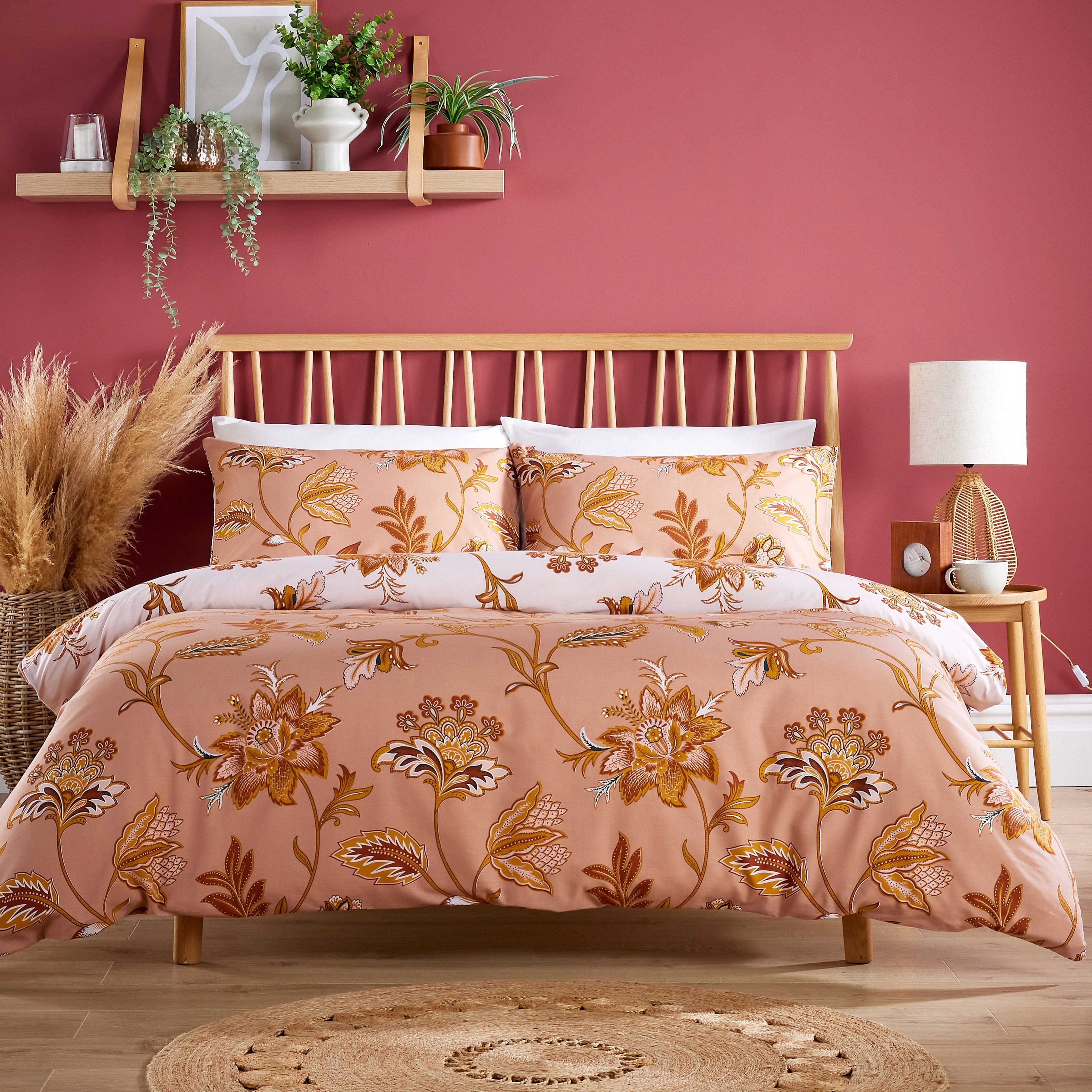 Olivia Rocco Shimla Duvet Cover Set – Reversible Easy Care Bedding