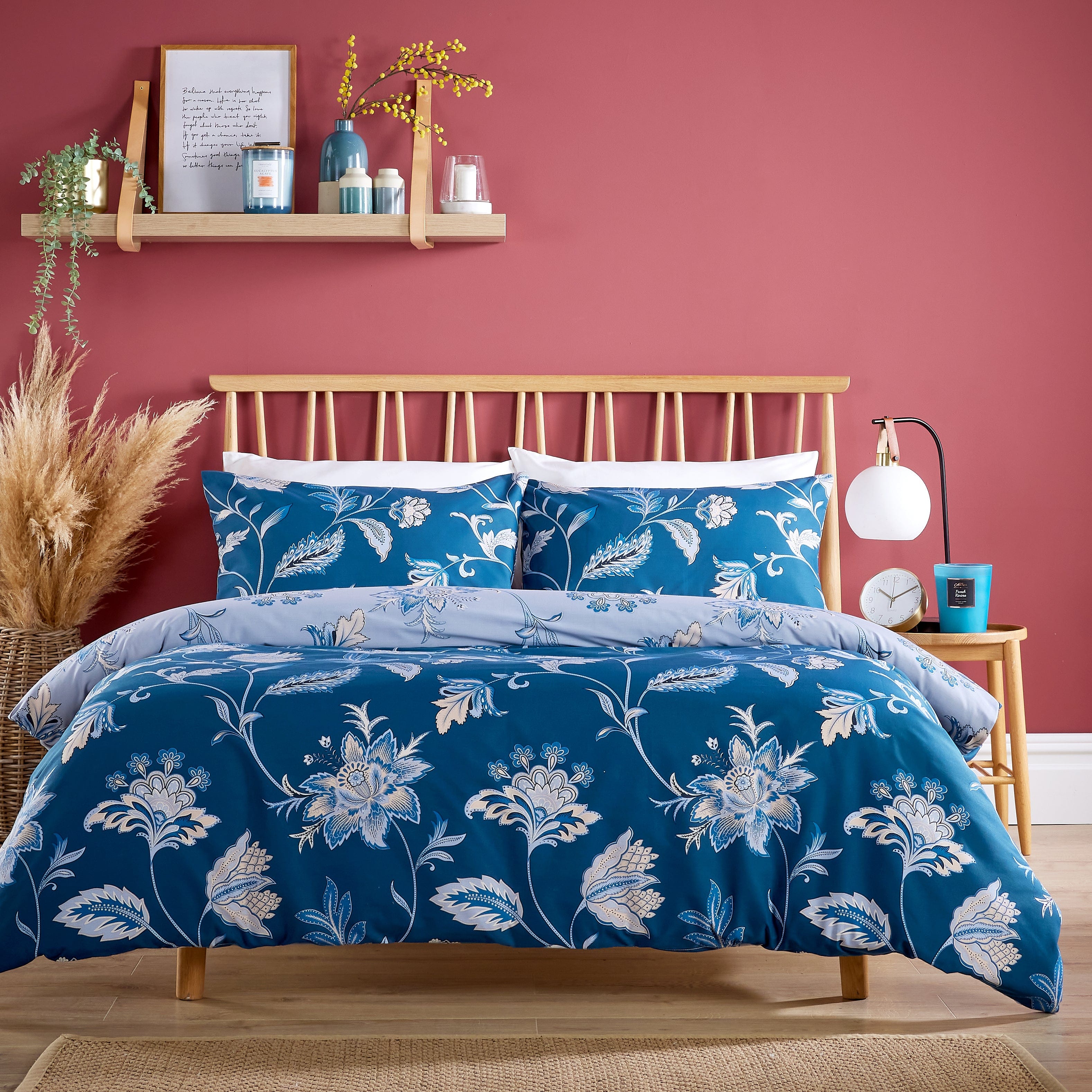 Olivia Rocco Shimla Duvet Cover Set – Reversible Easy Care Bedding